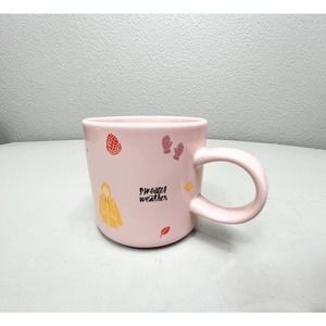 Ban.do Starbucks 2018 Pink Sweater Weather Stay Cozy 12 oz Coffee Tea Mug
